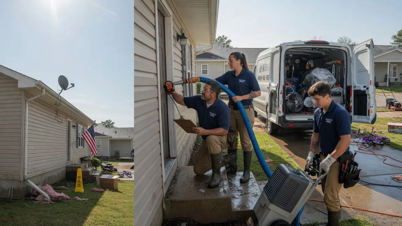 Ceiling Water Damage Restoration in Central, LA near me