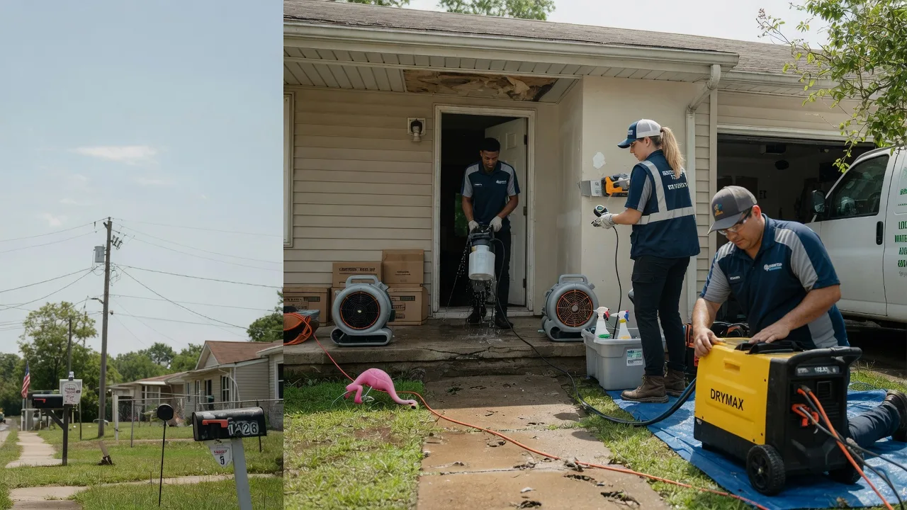 Storm Damage Water Removal in Central, LA near me